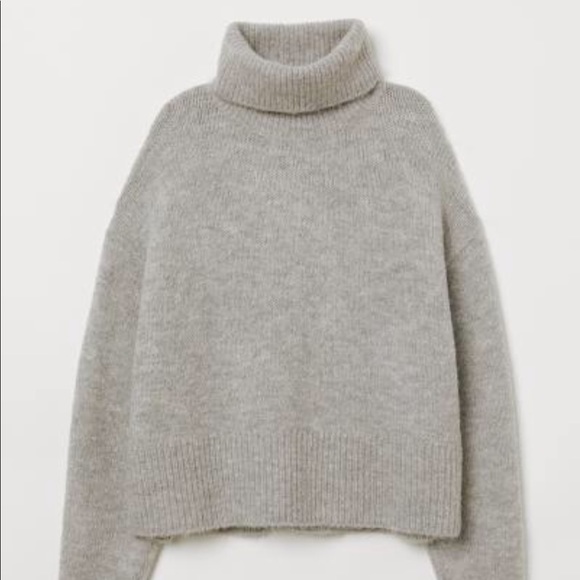 Grey turtle neck sweater - Picture 1 of 4